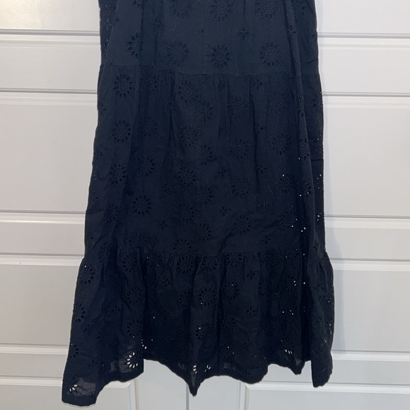 ZARA black embroidered maxi dress - Picture 3 of 5